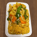 Best Chicken with Curry Sauce (Combination Plate)咖喱鸡 in Drexel Hill, PA